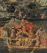 Canaletto Arrival of the French Ambassador in Venice (detail) d USA oil painting artist