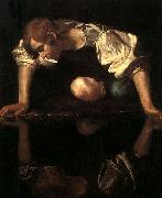 Caravaggio Narcissus oil painting reproduction