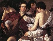 Caravaggio The Musicians f USA oil painting reproduction