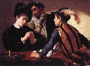 Caravaggio The Cardsharps f USA oil painting reproduction