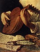 Caravaggio Lute Player (detail) gg USA oil painting reproduction