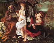 Caravaggio Rest on Flight to Egypt ff USA oil painting reproduction