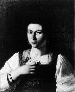 Caravaggio Portrait of a Courtesan fg USA oil painting artist