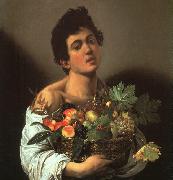 Caravaggio Youth with a Flower Basket USA oil painting artist