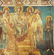 Cimabue Madonna Enthroned with the Child, St Francis and four Angels dfg USA oil painting artist