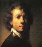 Rembrandt Self Portrait with Lace Collar USA oil painting artist