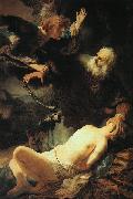 Rembrandt The Sacrifice of Isaac USA oil painting artist