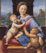 Raphael The Madonna and Child with teh Infant Baptist USA oil painting artist