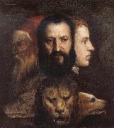 Titian An Allegory of Prudence USA oil painting reproduction