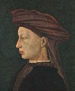 MASACCIO Profile Portrait of a Young Man USA oil painting artist