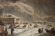 tchaikovsky the square in front of the mariinsky theatre in st petersburg in USA oil painting reproduction