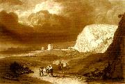 J.M.W.Turner martello towers near bexhill sussex oil painting reproduction