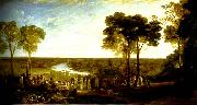 J.M.W.Turner england:richmond hill, on the prince regent's birthday USA oil painting artist