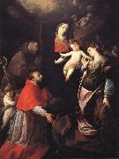 Madonna and Child with SS.Francis,Charles,and Catherine of Alexandria, Cerano
