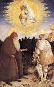 PISANELLO The Virgin and Child with St. George and St. Anthony the Abbot USA oil painting artist