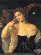 Titian A Woman at Her Toilet (mk05) USA oil painting artist