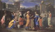 Poussin Eliezer and Rebecca (mk05) USA oil painting reproduction