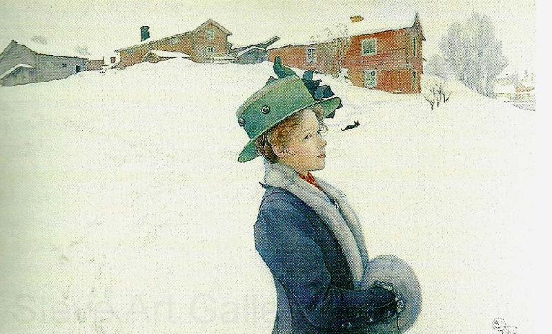 Carl Larsson lisbeths nya hatt